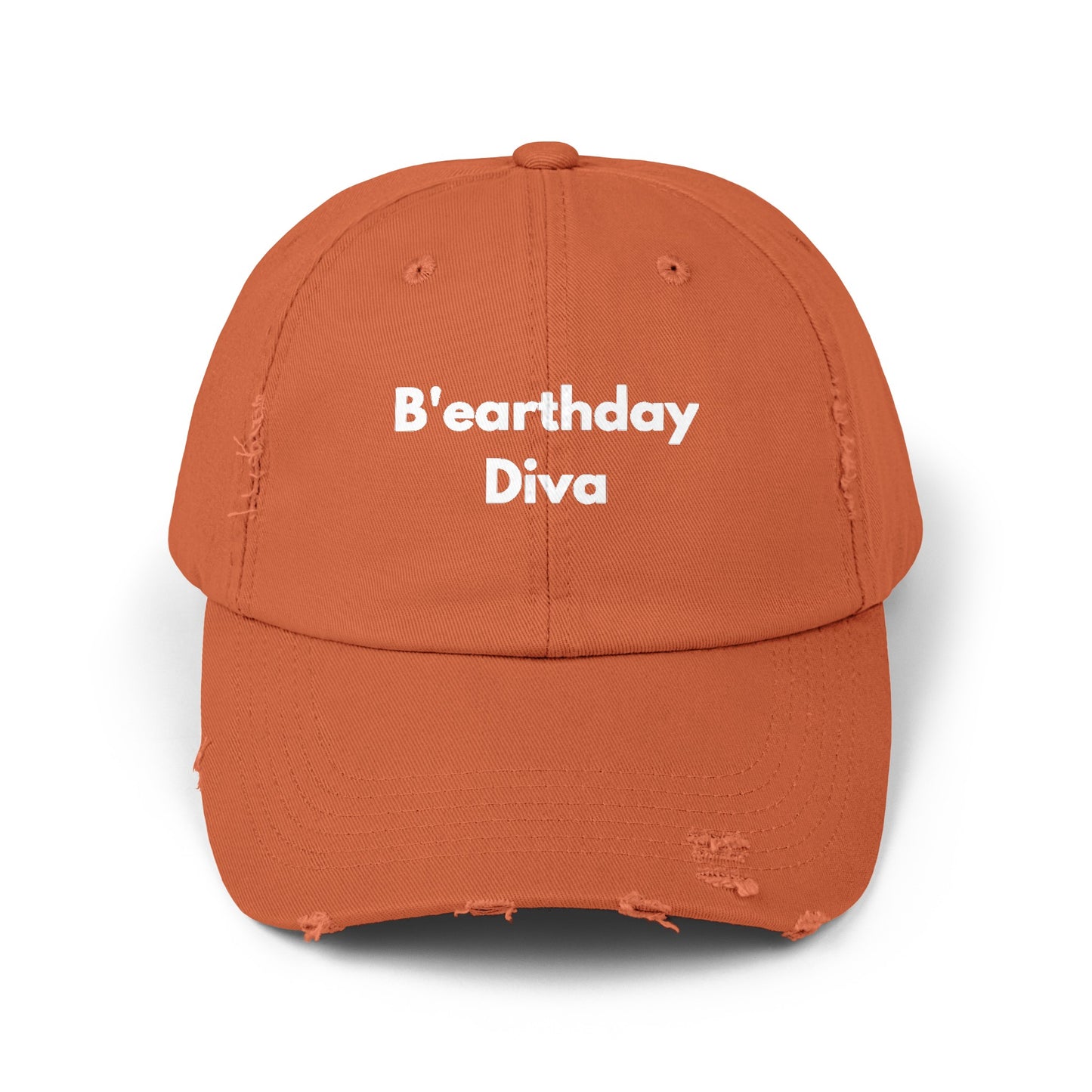 Unisex Distressed Cap | B'earthday Diva