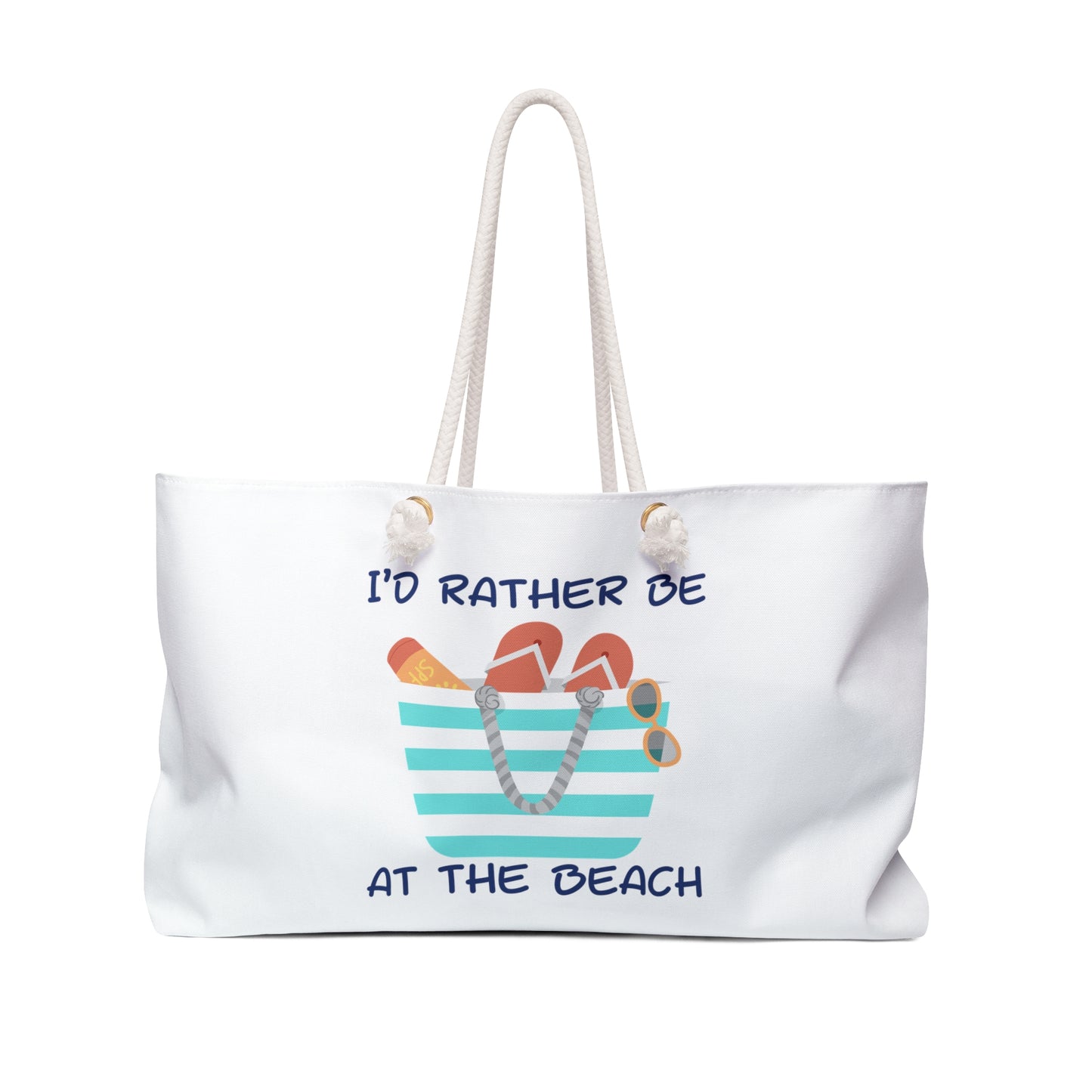 Weekender Bag | I'd Rather Be At The Beach